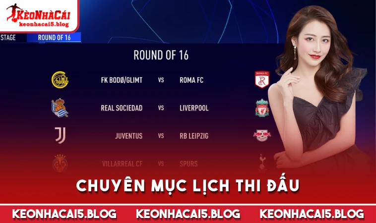 chuyen muc lich thi dau Chuyên mục Lịch Thi Đấu